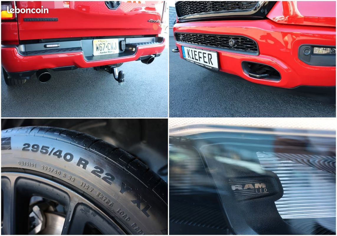 Dodge RAM 1500 Big Horn 5.7 V8 HEMI eTorque 396 ch – BVA – 4x4 – CarPlay – Caméras – R22 (image 2)