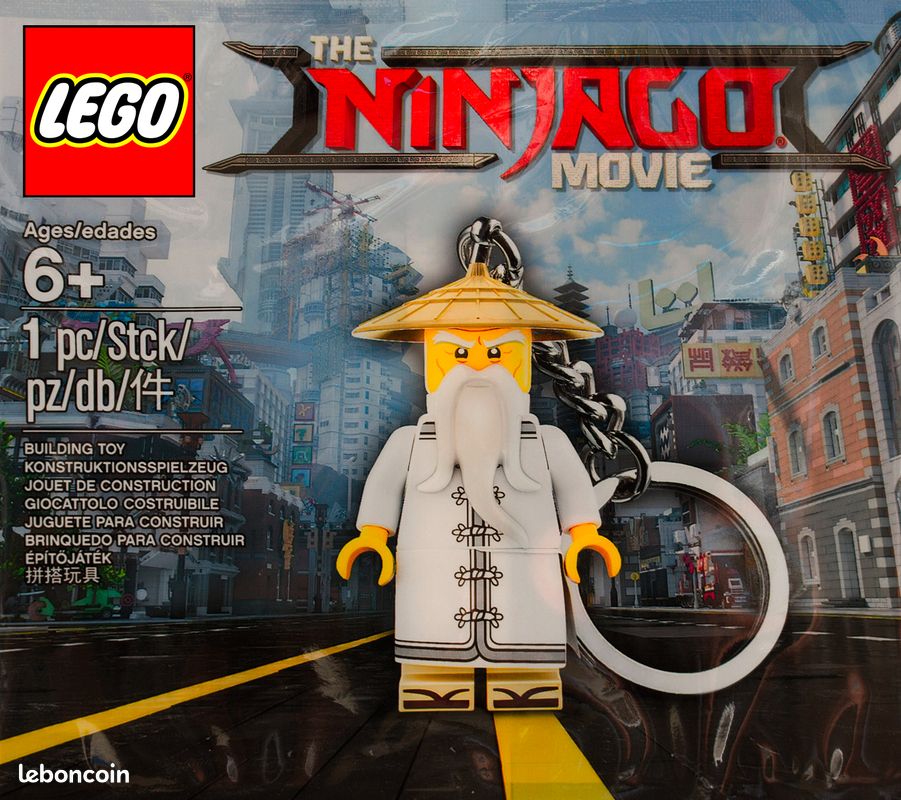 LEGO Gear / NINJAGO Movie #5004915 - Master Wu Key Chain - 100% NEUF / Collector 2017 (image 1)