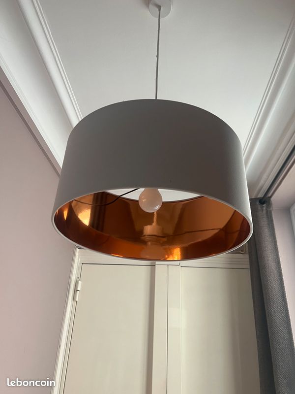 Suspension Blanc et Bronze MADE (image 2)