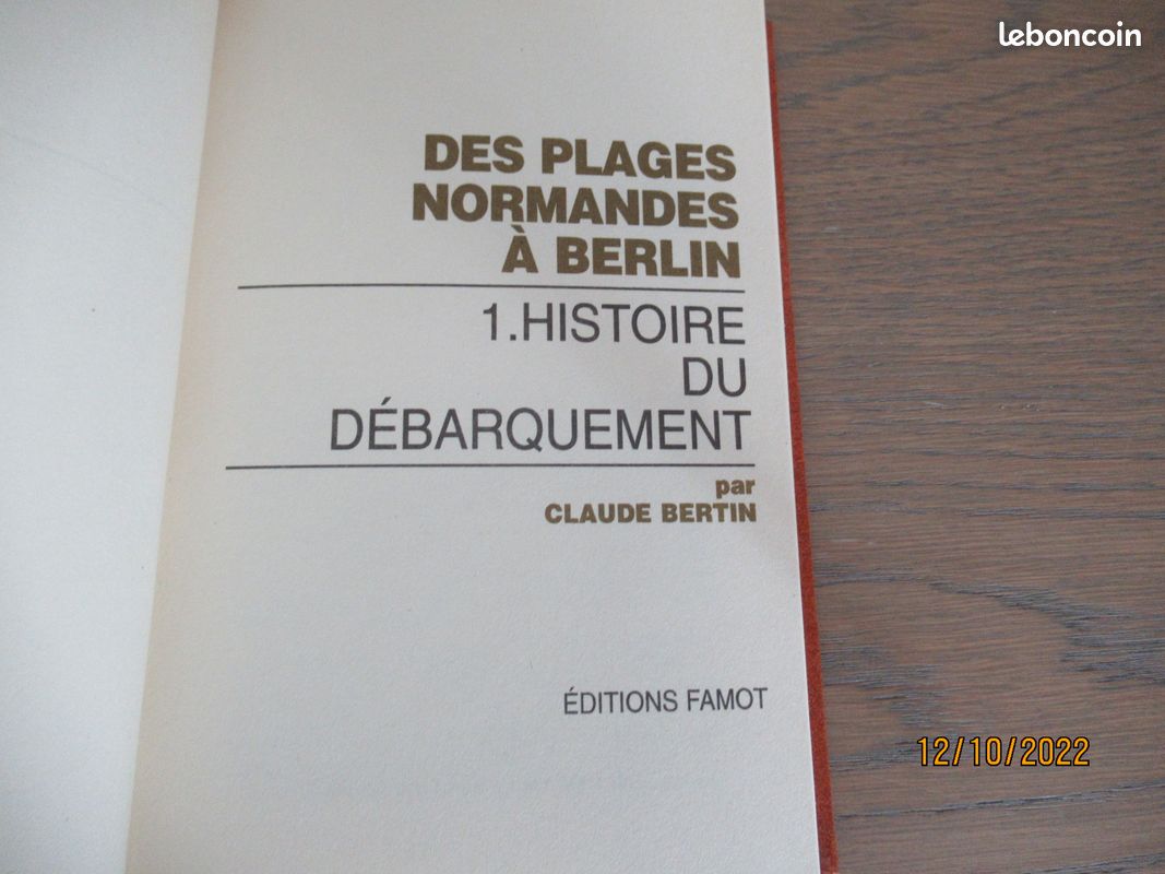 Histoire du débarquement des plages Normandes à Berlin ( seconde guerre Mondiale) NEUF (image 2)