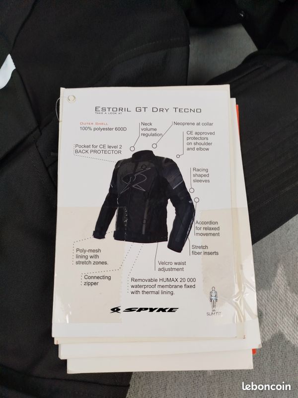 Blouson moto spyke Estoril GT Dry tecno (image 5)