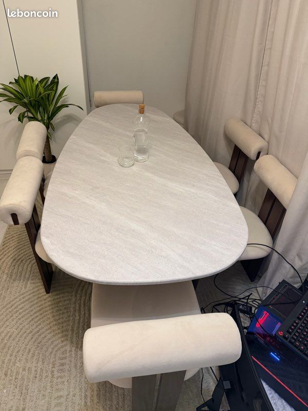 Table effet travertin (image 3)