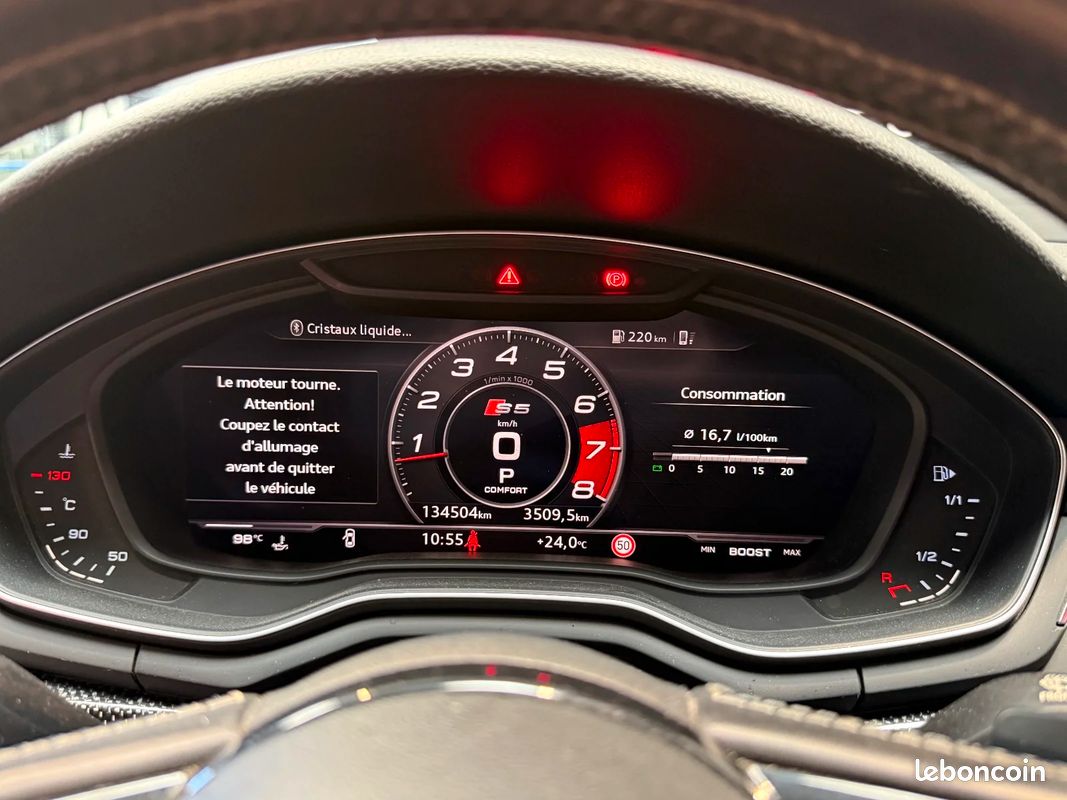 AUDI S5 V6 354 cv Quattro/Etat irréprochable/Sièges cuir électrique massant/BANG & OLUFSEN 29880 (image 19)