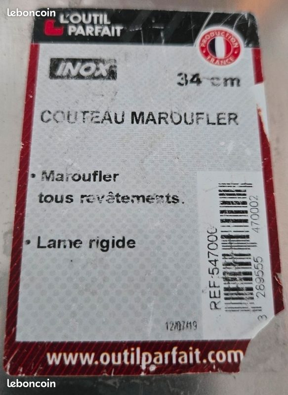 Couteau à maroufler (image 3)