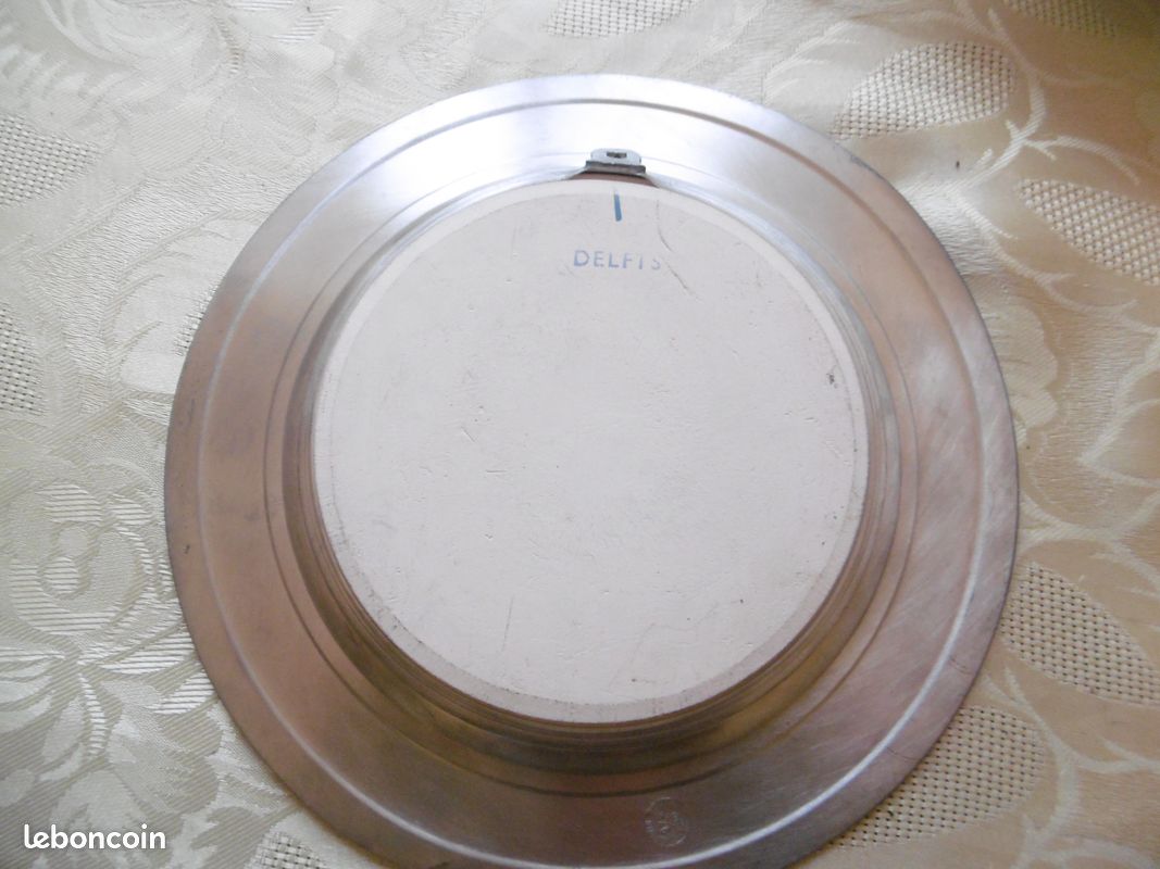ASSIETTE décorative "CHASSE" DELFTS (image 2)