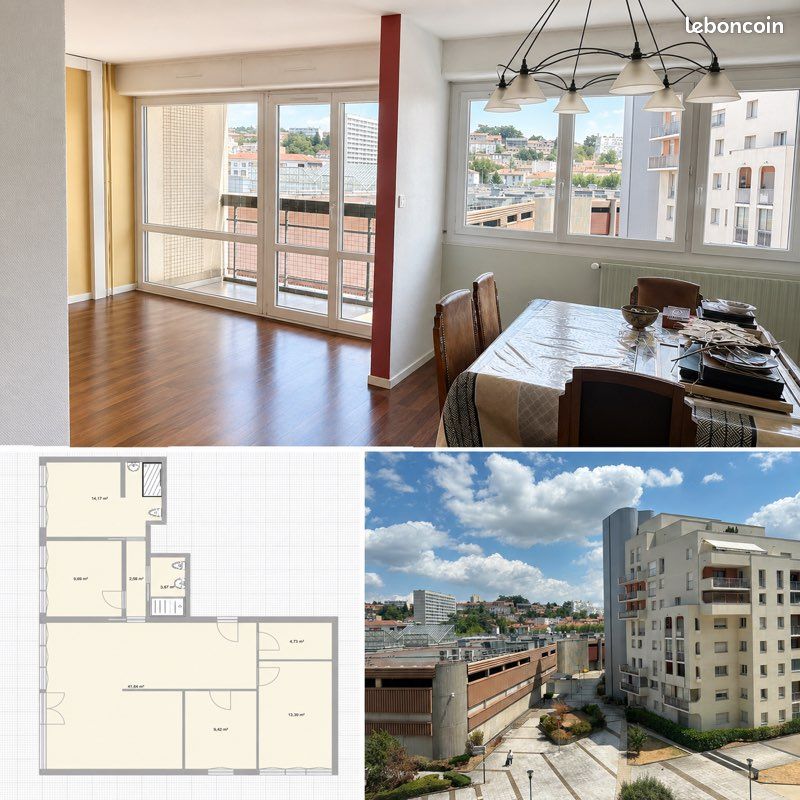 Appartement 4 pièces 112 m² · à Saint-Étienne · 112 m² · 148 000 €