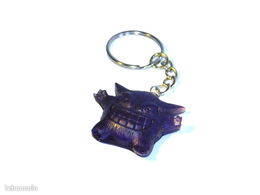 Porte clé Éctoplasma Pokémon violet en résine (image 2)