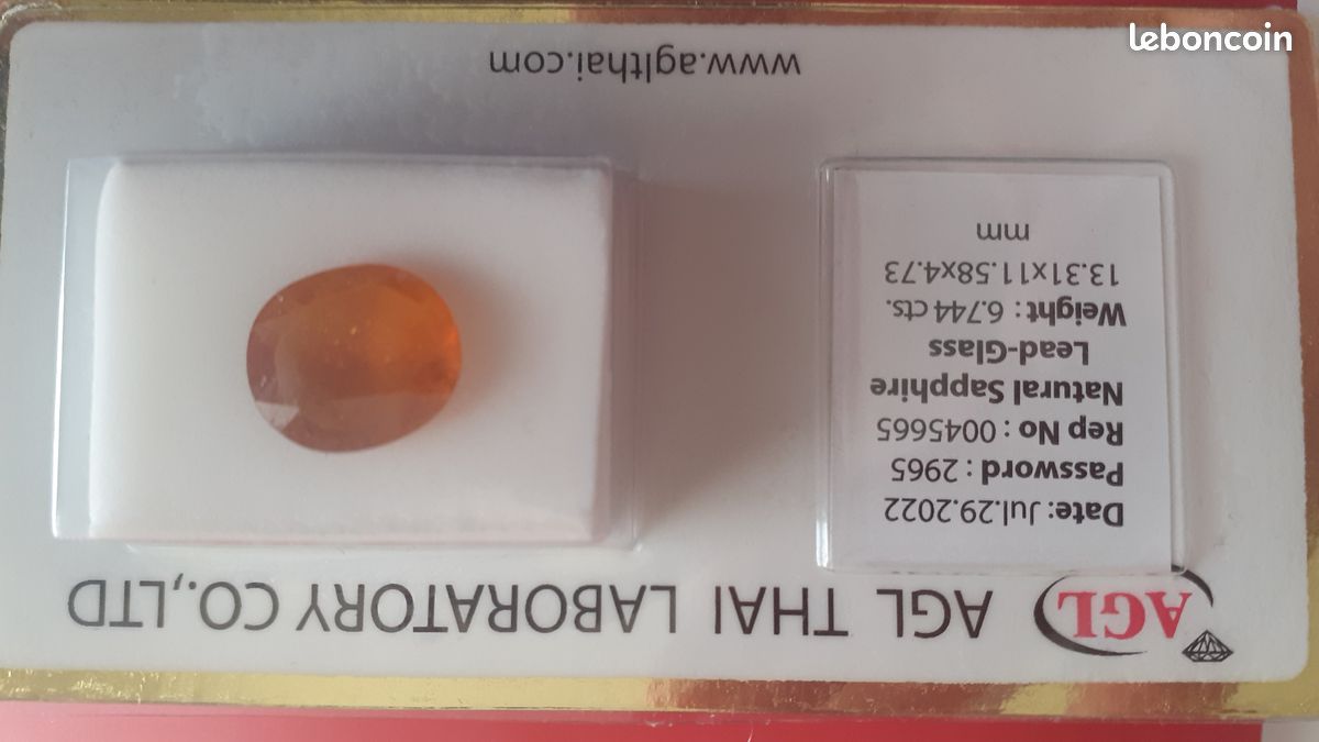 Saphir naturel (image 1)