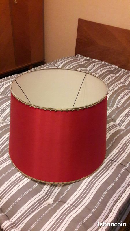 Abat jour tissus lampadaire comme neuf (image 1)