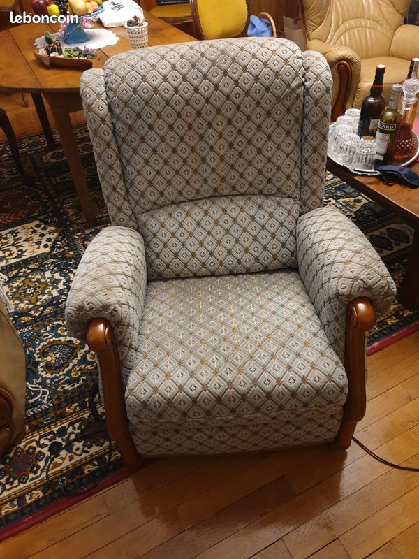 Fauteuil tissu relax électrique (image 2)
