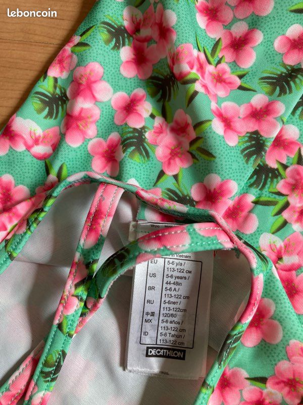 Maillot de bain fille 5/6 ans (image 3)