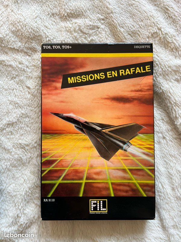 Jeu Vidéo Rétro 'Missions En Rafale' Pour MO5, TO7, TO8, TO9 - Bon état - Origine France