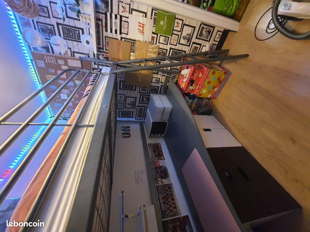LIT MEZZANINE 1 pers + BUREAU (image 6)
