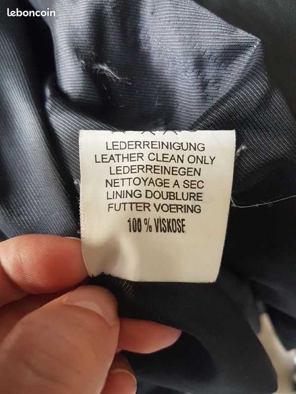 Blouson cuir Vintage (image 6)