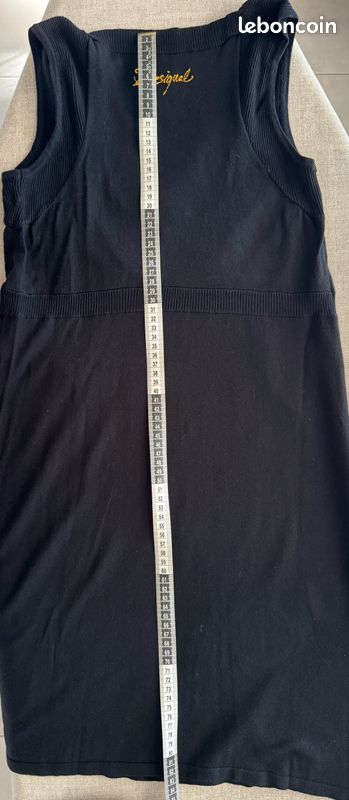 Robe D'été Sans Manches Desigual Taille M - Multicolore, Coton, Cintrée, Longueur Genou - Occasion Très Bon état