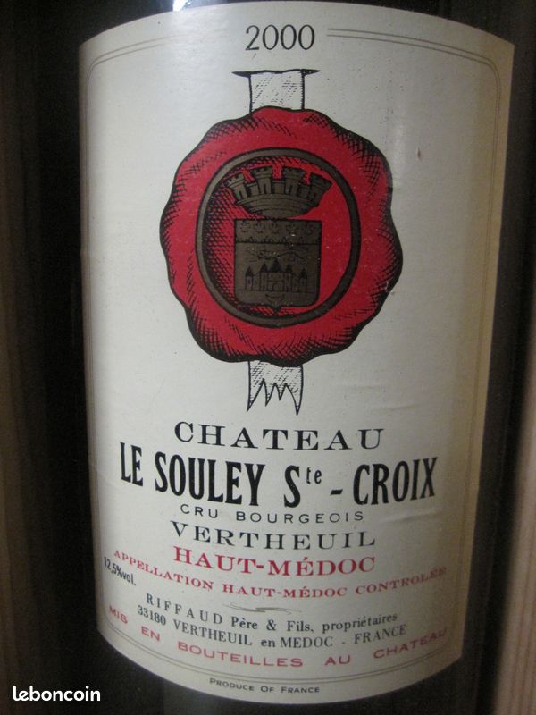 Vente de grand vin de bordeaux (image 3)