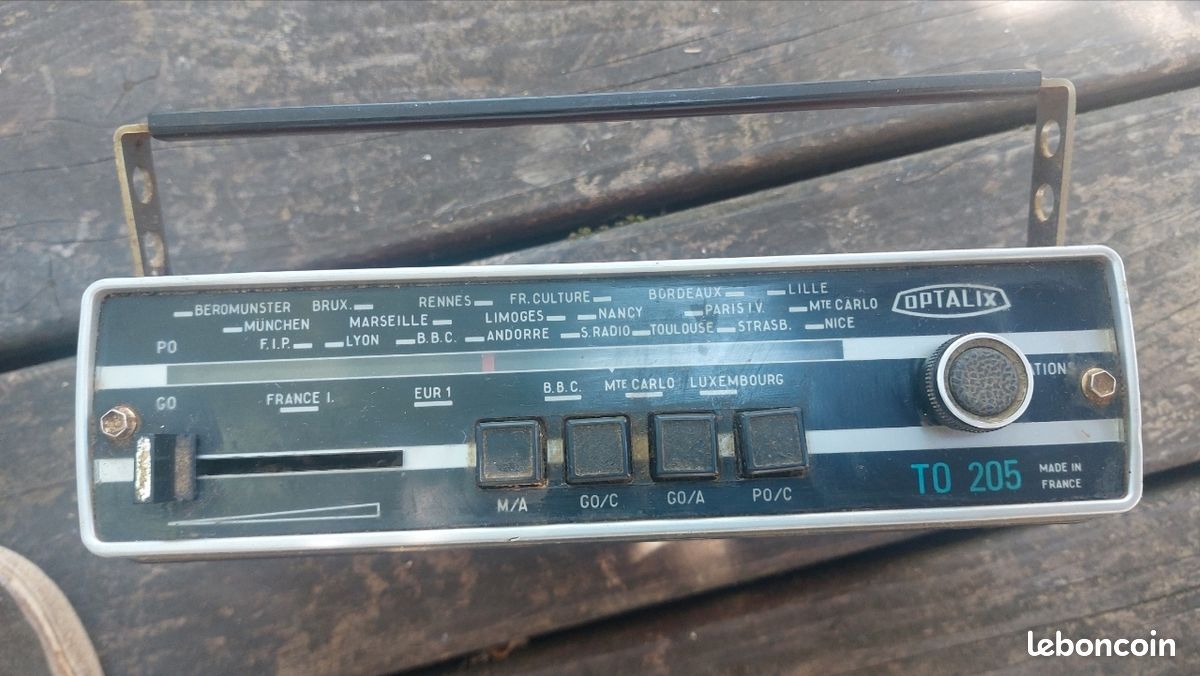 Transistor Optalix TO 205 Orange/Jaune De 1981