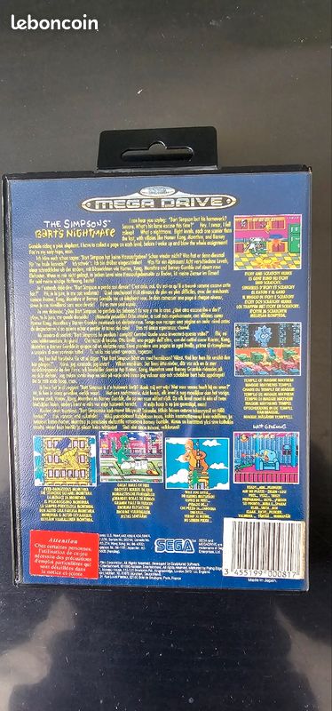 The simpsons bart's nightmare sega megadrive (image 4)
