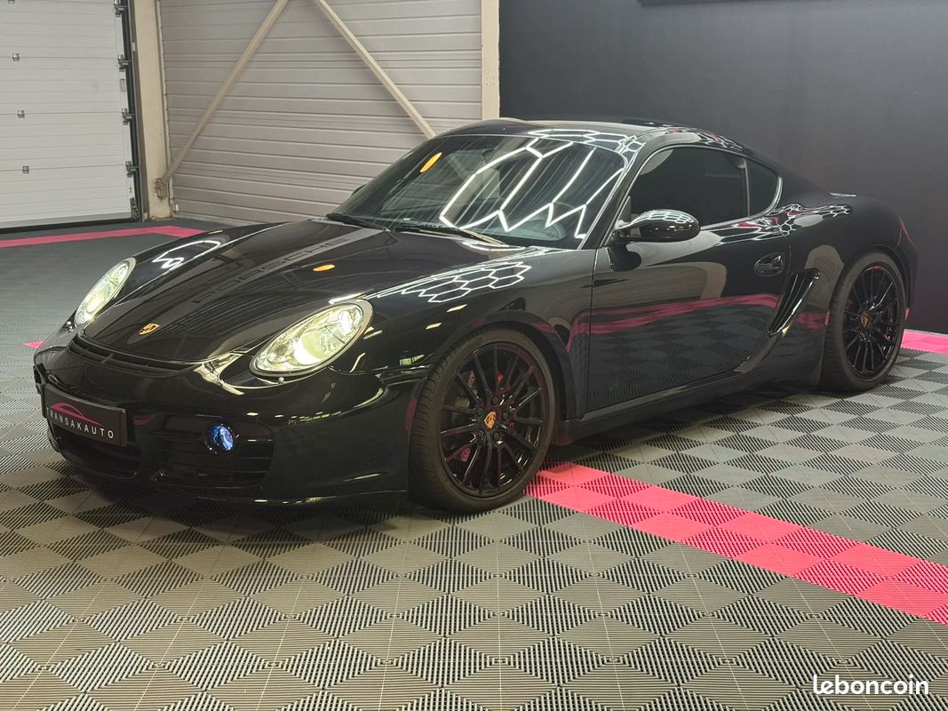 Porsche 987 CAYMAN S 3.4L 295 CH - *SUIVI PORSCHE *Suspensions piloté *Radar de stationnement *Pack Cuir noir (image 3)