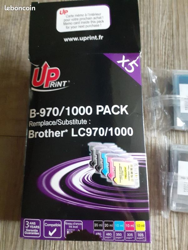 9 cartouches brother lc1000 pour IMPRIMANTE DCP OU MFC (image 1)