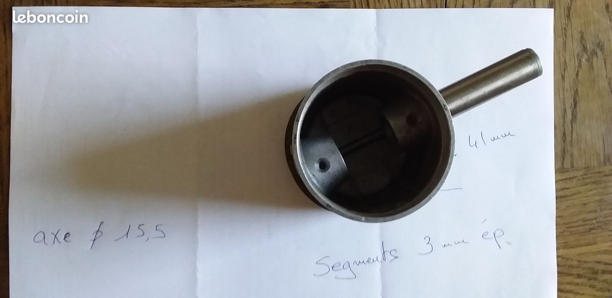 Piston neuf TERROT 350 latérale 70 mm (image 3)