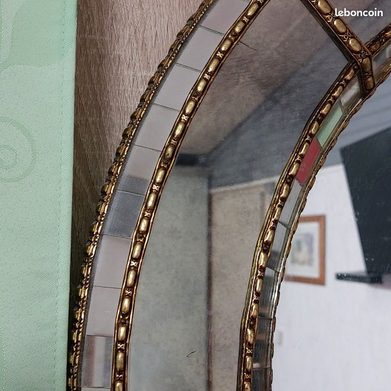 Superbe miroir ancien 114x65 (image 9)