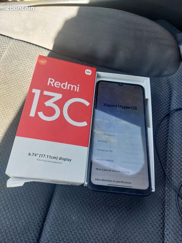 Xiaomi Redmi 13C – Smartphone Neuf Sous Blister – 256 Go, 8 Go RAM – Garantie 1 An – Vendeur Pro