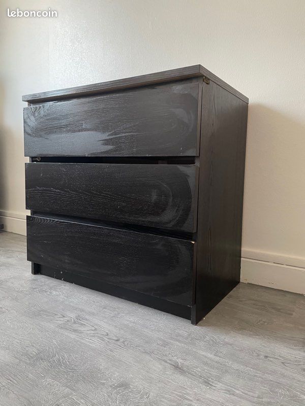 Commode 3 tiroirs coulissants (image 3)