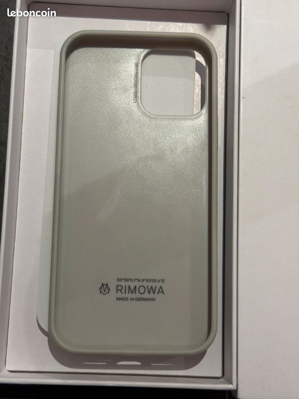 Coque iPhone 12 Pro Rimowa en aluminium – Neuve avec boîte d