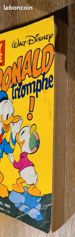 📘 Mickey Parade n°4: Donald triomphe Avril 1980 Vintage Disney collector (image 4)