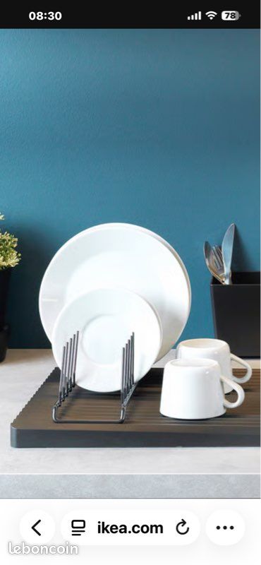 Lot de 6 range couverts/assiettes rinning IKEA (image 3)