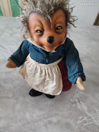 Figurine Hérisson Mecki Steiff Vintage 18 cm - Collection