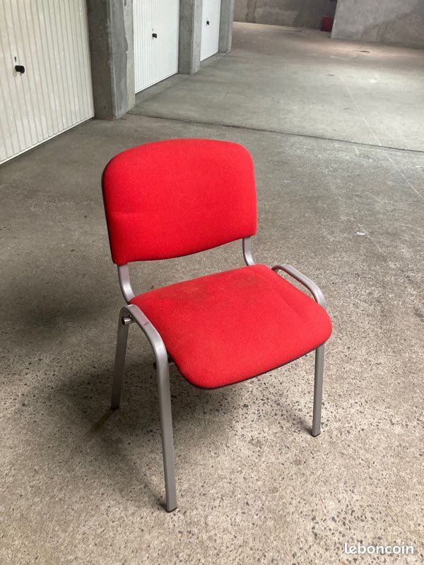 Chaise tissu bureau (image 1)