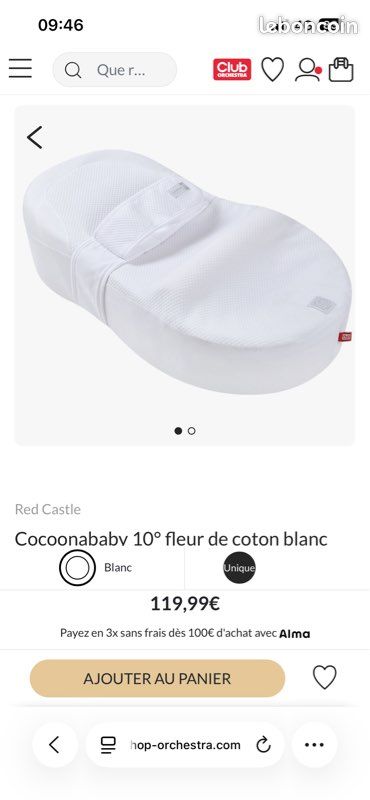 Cooconababy nouveau né + 2 housses (image 5)