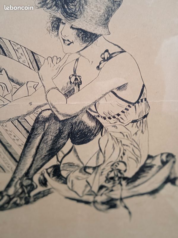 Elegante Lithographie Art Deco (image 7)