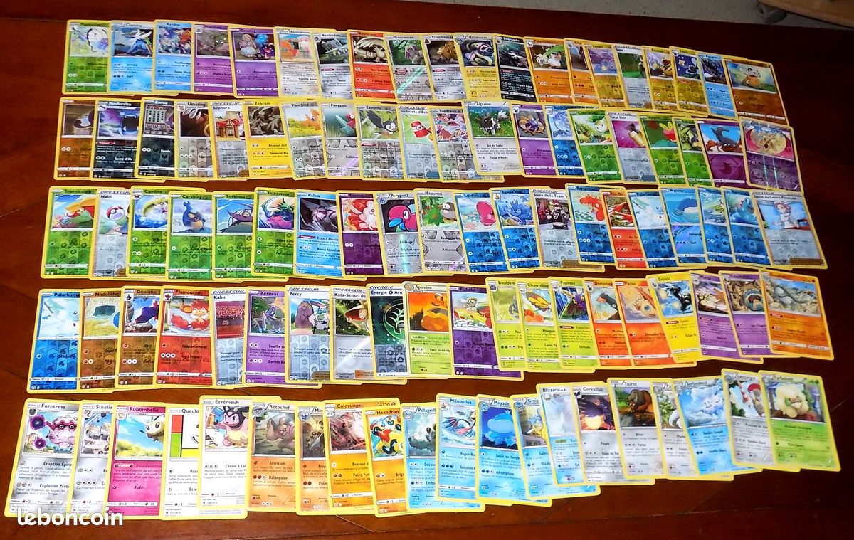 Lot De 100 Cartes à Collectionner Françaises – Brillantes, Non Officielles – Jeu éducatif Pour Enfants – Renforce La Relation Parent-enfant – Durable