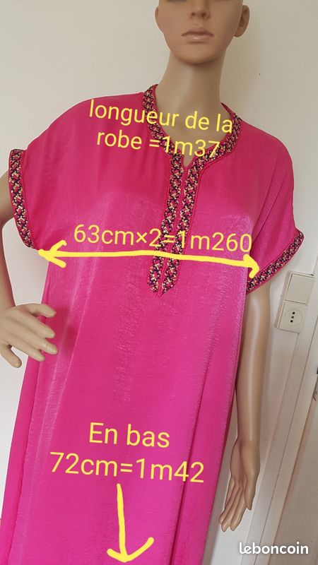 Robe marocaine gandoura Vêtements