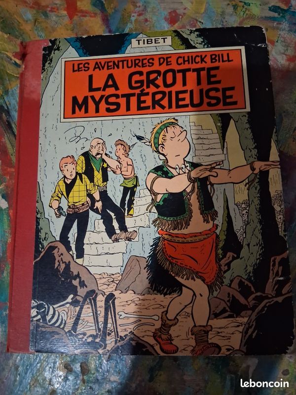 Bd 1958 les aventures de Chick Bill abîmé mais toujours Reliée (image 1)