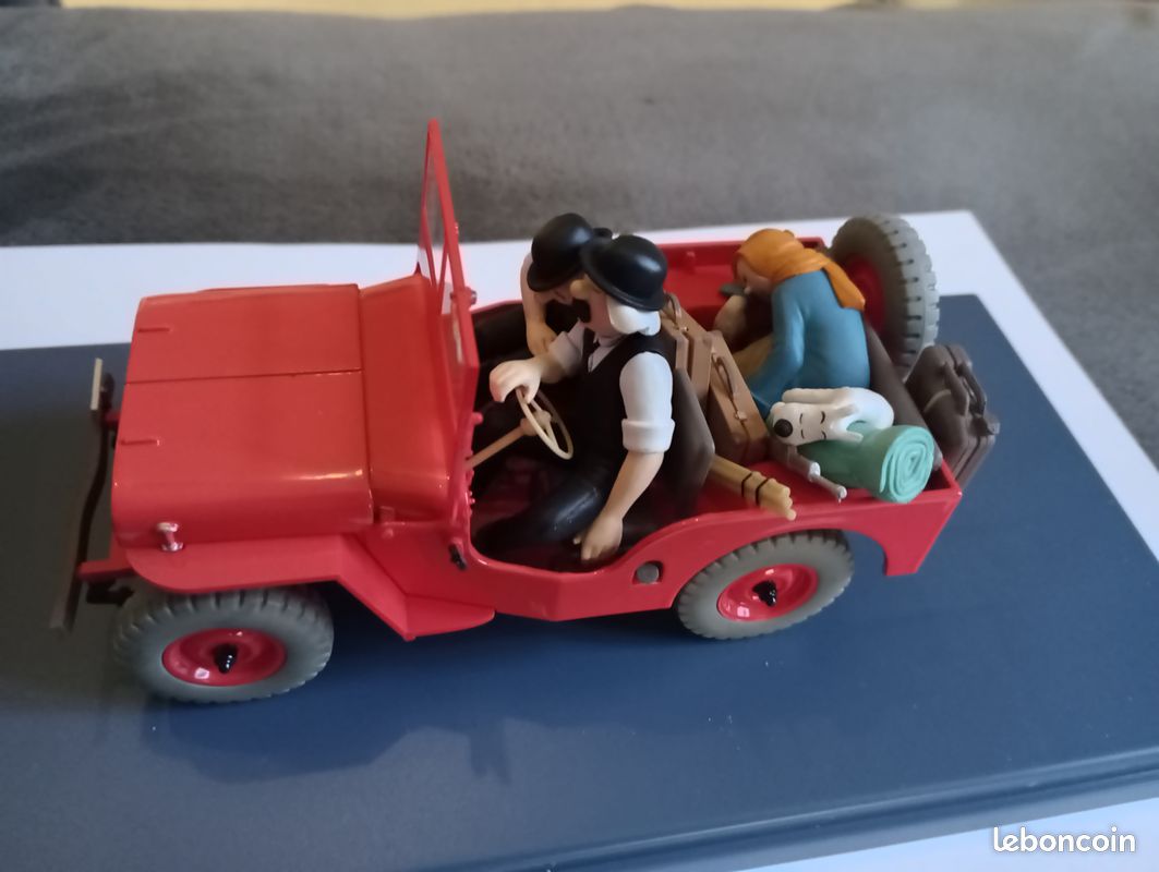 Les Voitures de Tintin (Echelle 1:24) - Hachette - N°06 La Jeep Rouge (Tintin au