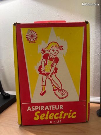 JOUET ANCIEN VINTAGE Enfant Aspirateur Electrique Noreda EUR 10,00