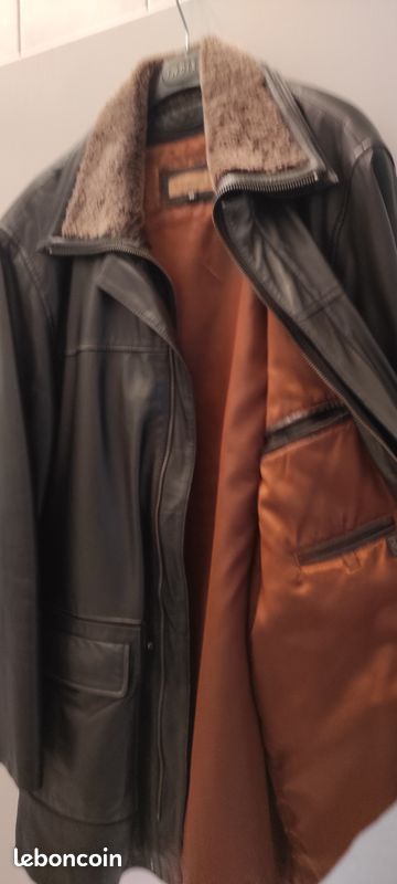 Veste en cuir pour Homme (image 2)
