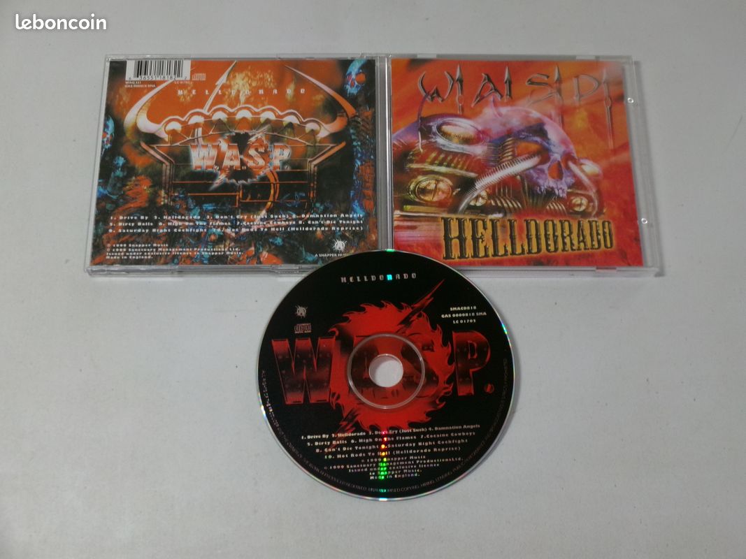 CD WASP "Helldorado" (heavy métal, 1999) (image 1)