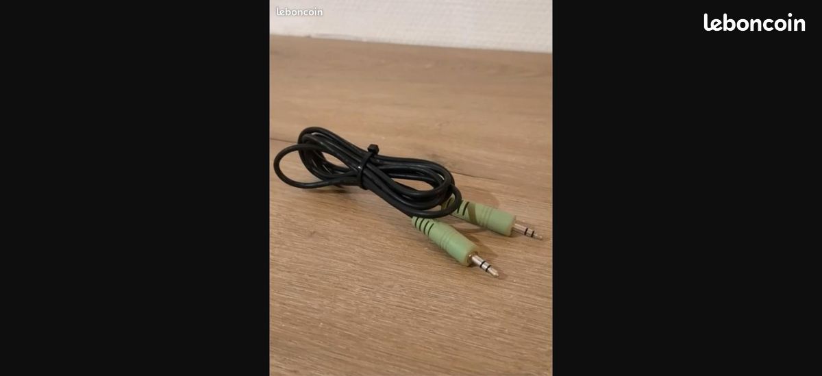Double câble jack 3,5 mm (image 2)