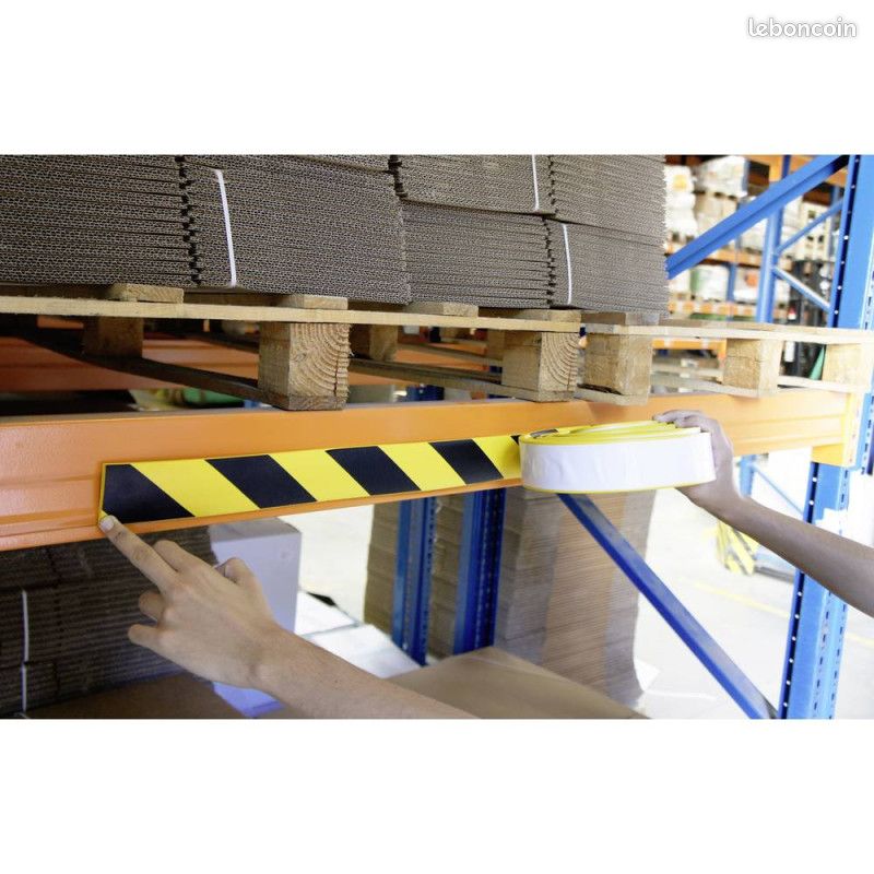 2 Mousses De Protection Pour Pare-choc STANDERS, Noir/jaune 50 Cm X 7 Cm | Leroy Merlin