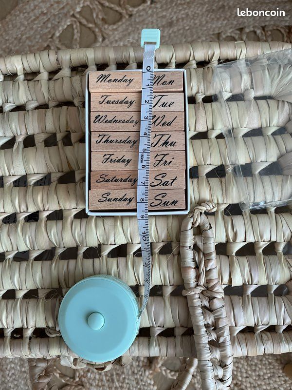 RisyPisy - 16 Tampons En Bois Et Caoutchouc - Thèmes Vintage / Univers - Pour Scrapbooking, Bullet Journal, Cartes
