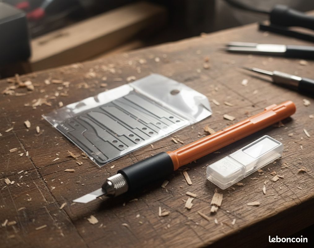 Mini Scie à Main Pour Modélisme Avec 8 Lames - Outil De Bricolage Précis, Métal Et Plastique