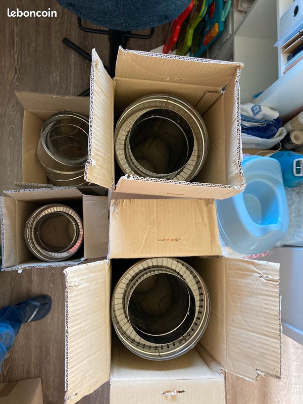 Vends tubage inox isolé 130-180 (image 1)