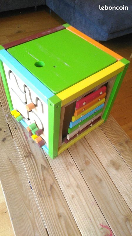 Cube motricité en bois (image 3)
