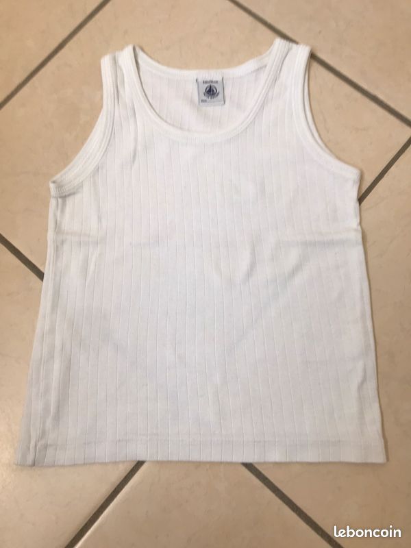 Débardeurs Petit Bateau Garçon - Lot De 3 En Côte De Coton Bio, Sans Manches