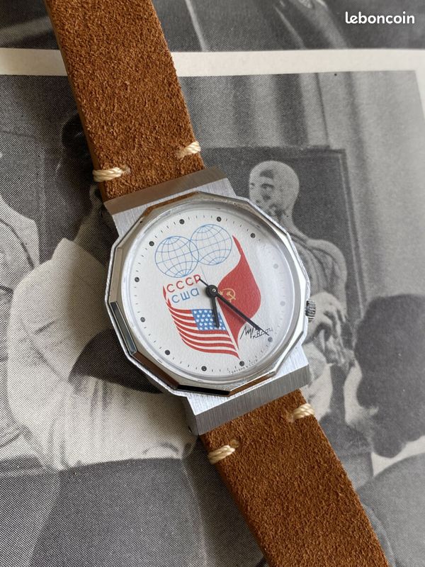 Montre Luch – Amitié USA URSS – Quartz (image 2)